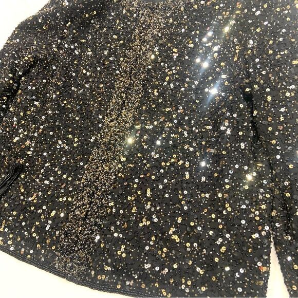 SCALA Silk Sequin Jacket - Picture 7 of 10